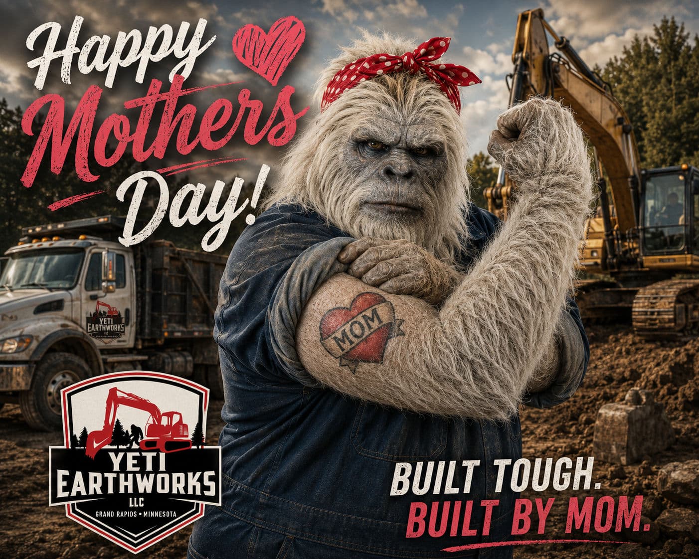 Project Happy Mother's Day from Yeti Earthworks in Grand Rapids image
